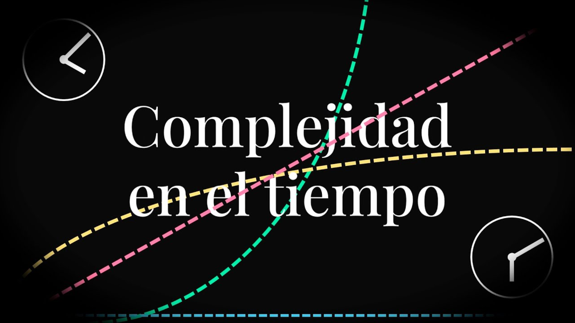 ¿Qué es la complejidad en el tiempo?